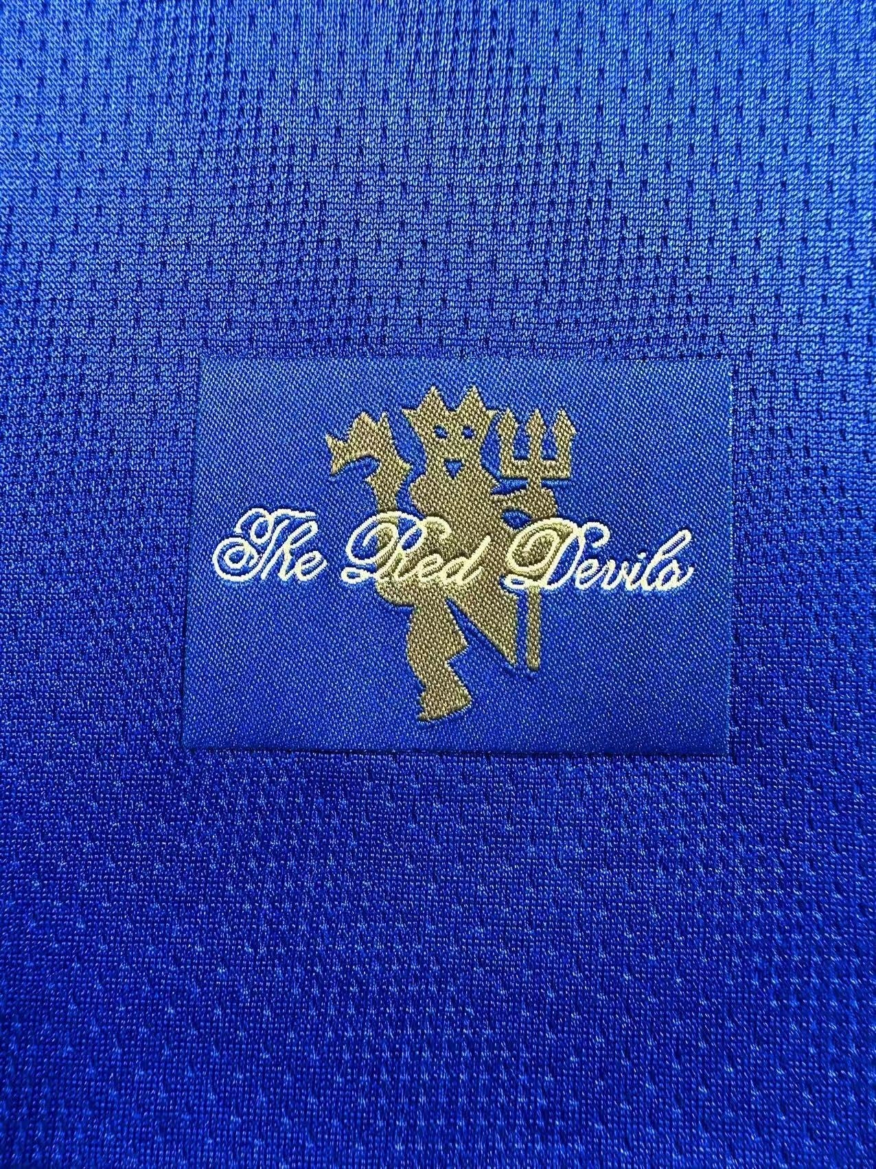 Man's Retro Jersey Manchester United Team Blue GK - 2007/08
