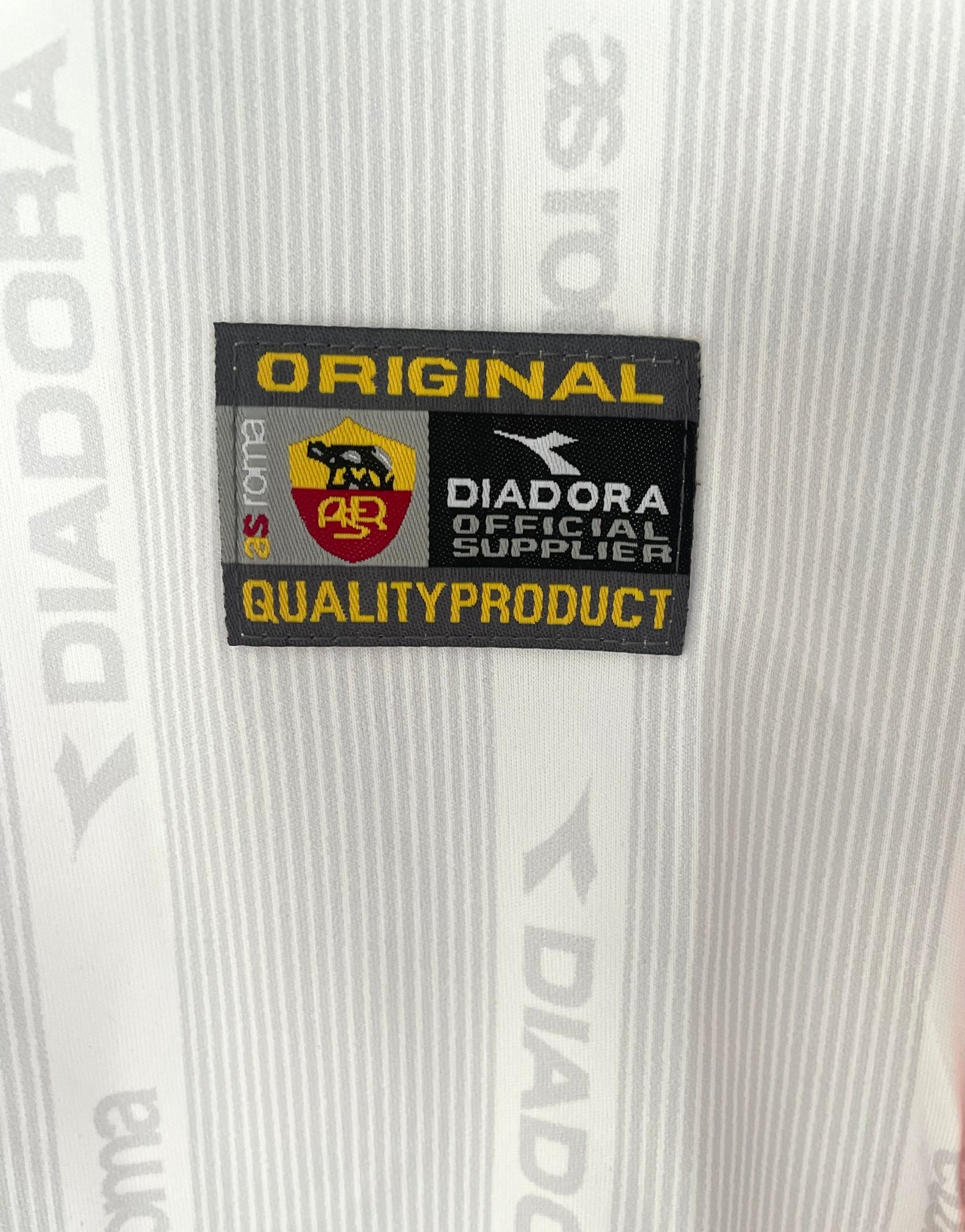 Man's Retro Long Sleeve Roma Team Away - 1999/00