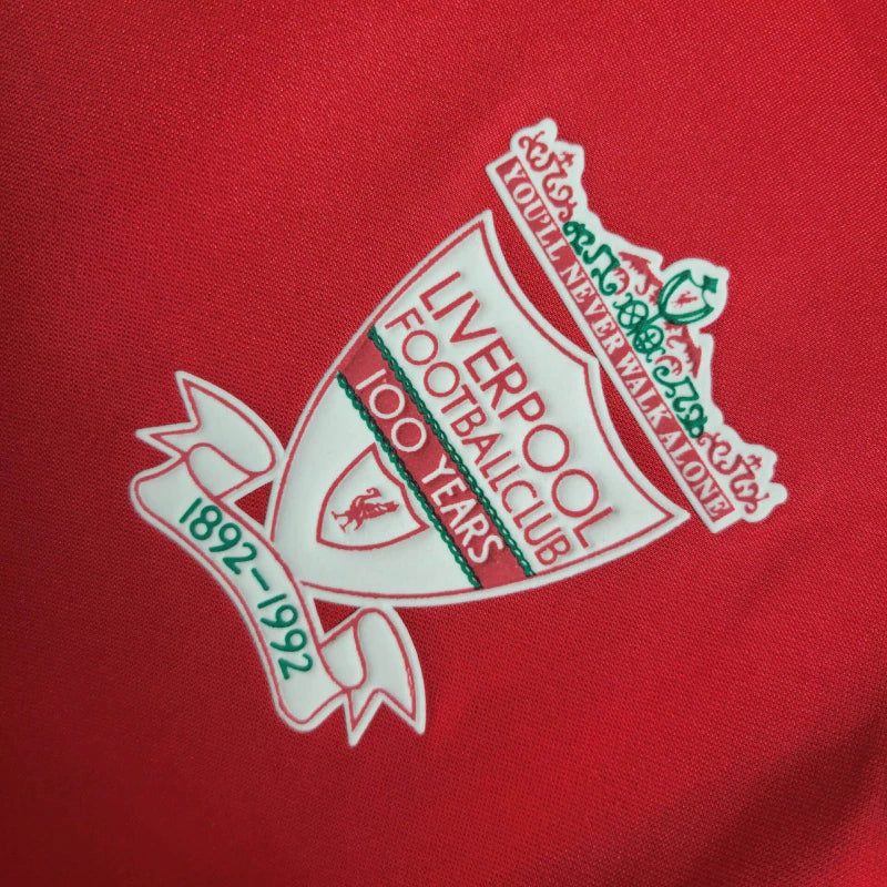 Man's Jersey Retro Liverpool Vermelha - 1992/1993