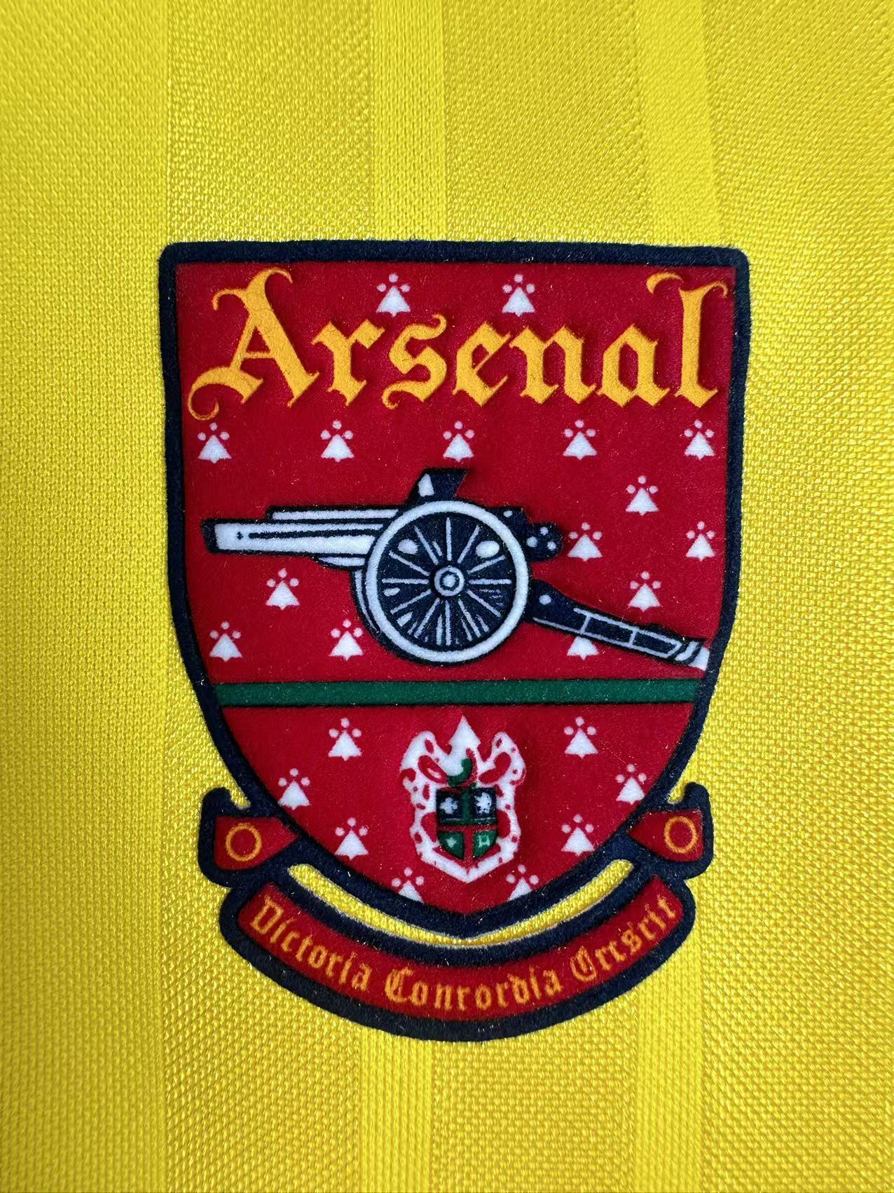 Man's Retro Long Sleeve Arsenal Team Away - 1993/94