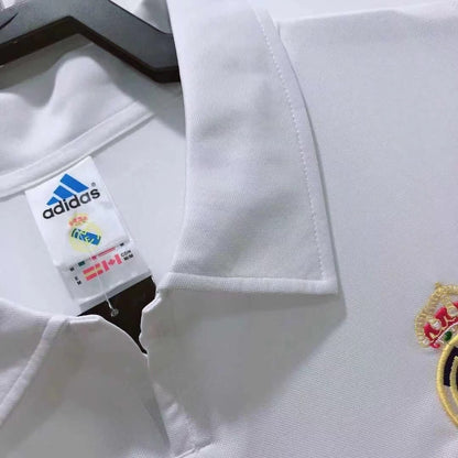 Man's Retro Jersey Real Madrid Team Champions League Home - 2002/03
