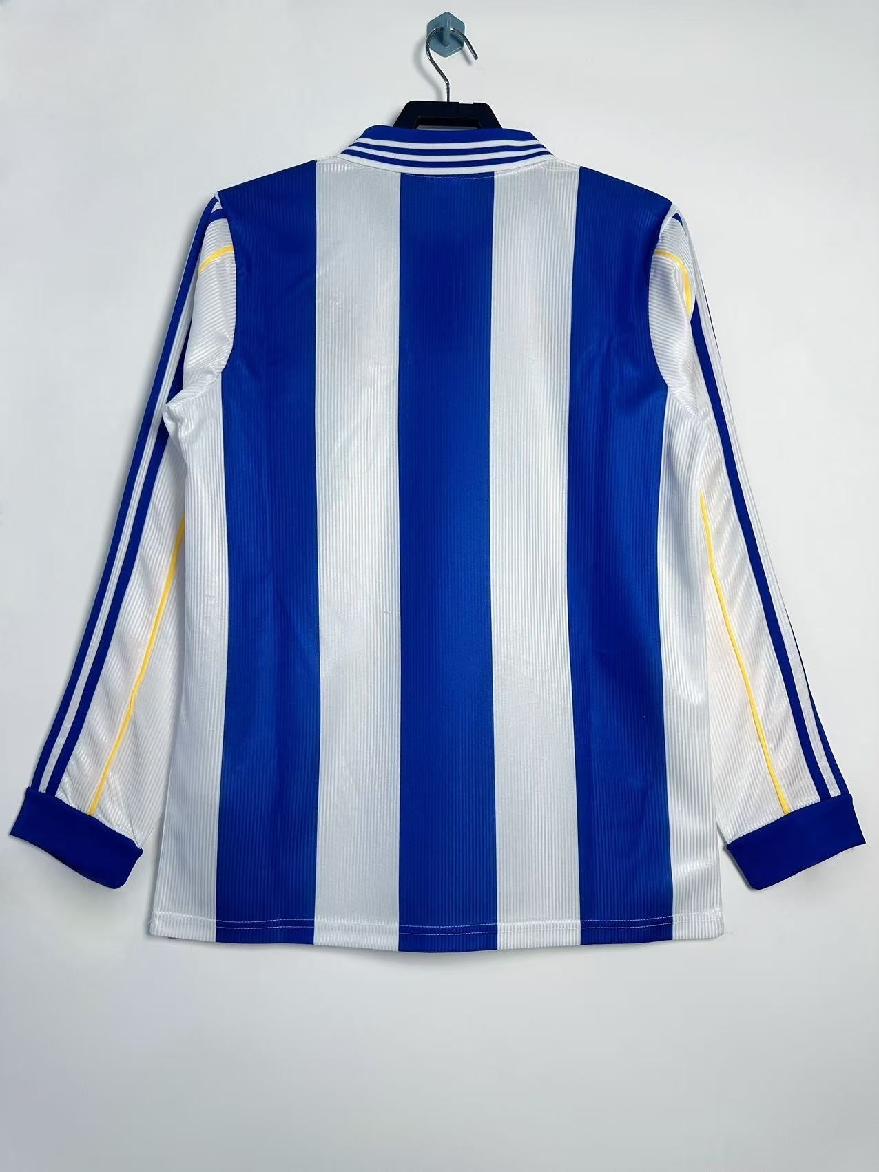 Man's Retro Long Sleeve Deportivo La Coruna Team Home - 1999/00