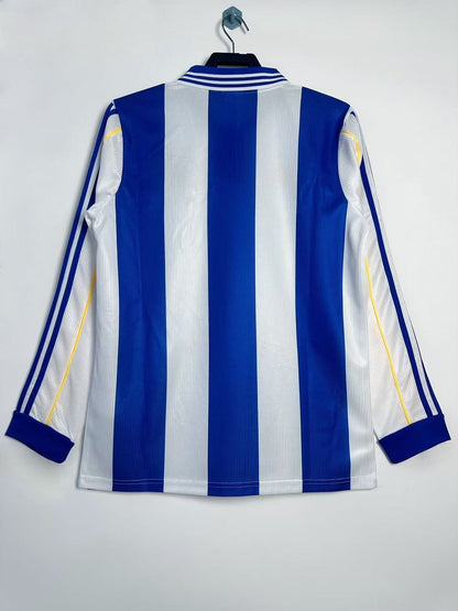 Man's Retro Long Sleeve Deportivo La Coruna Team Home - 1999/00