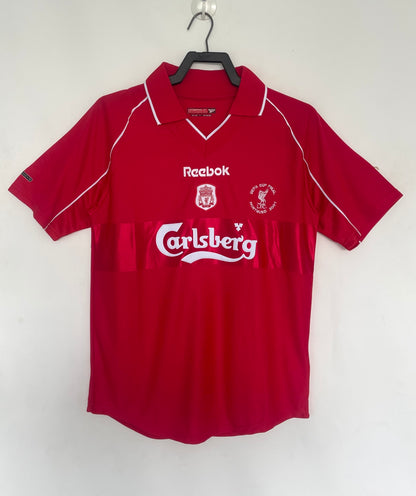 Man's Retro Jersey Liverpool Team Home - 2000/01