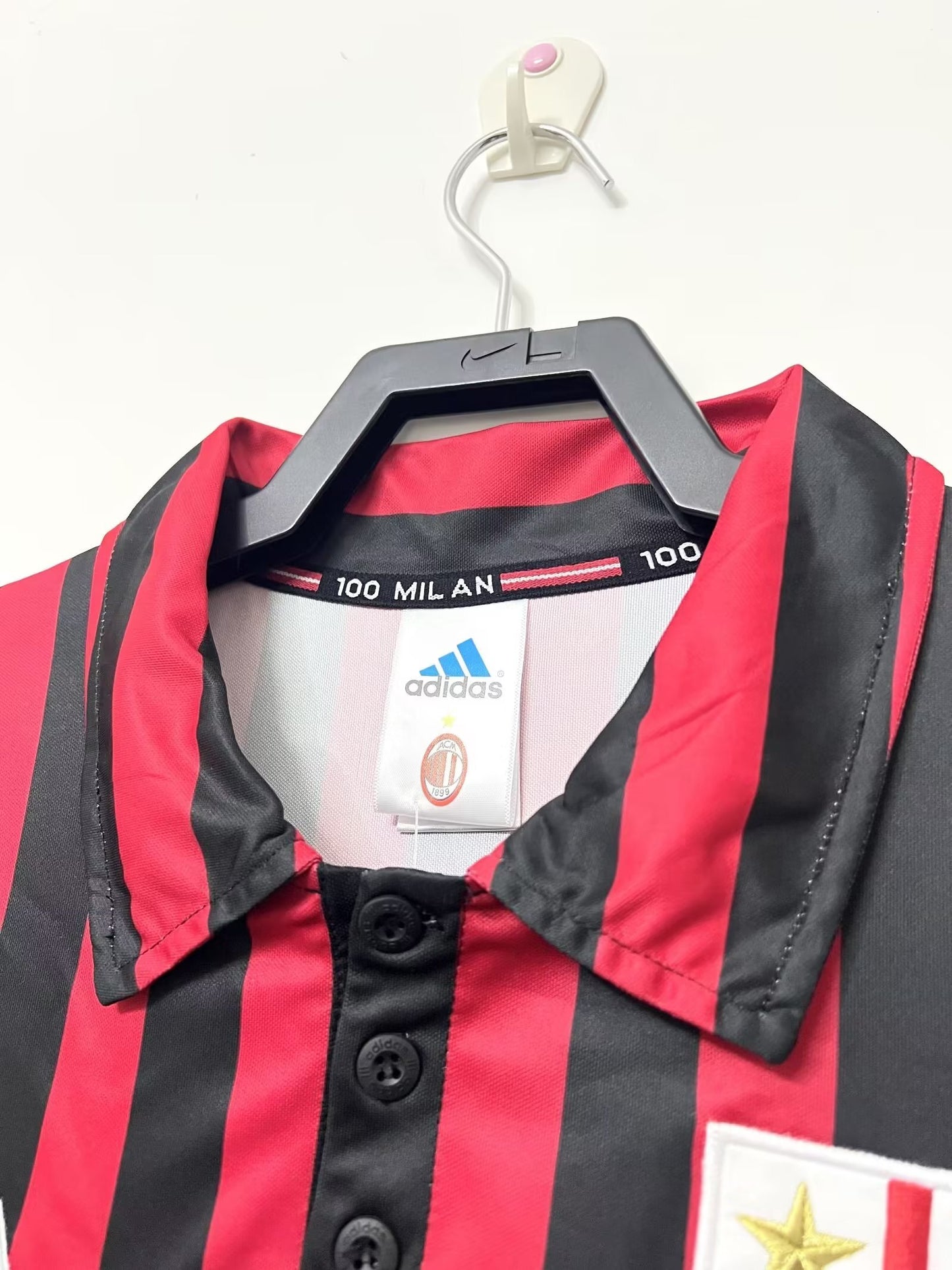 Man's Retro Jersey Milan Team - 1999/00