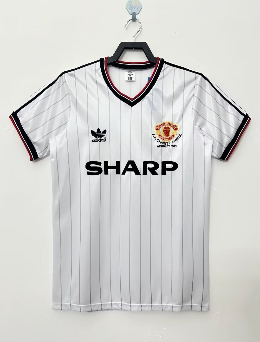 Man's Retro Jersey Manchester United Team - 1983