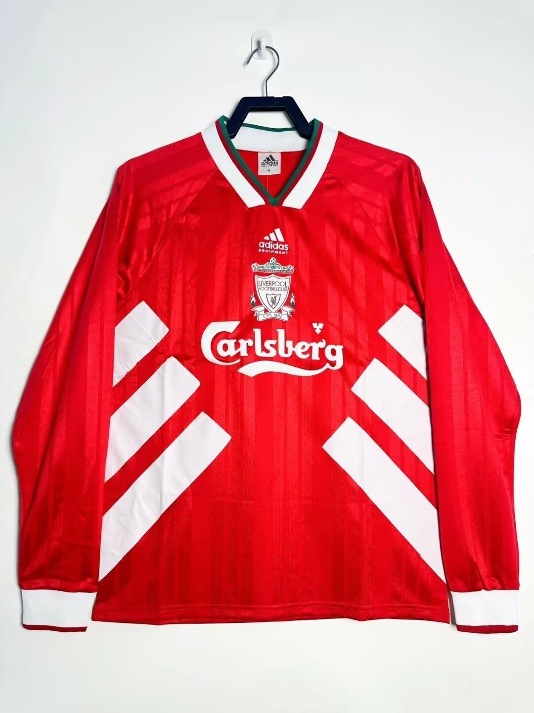 Man's Retro Long Sleeve Liverpool Team - 1993/95