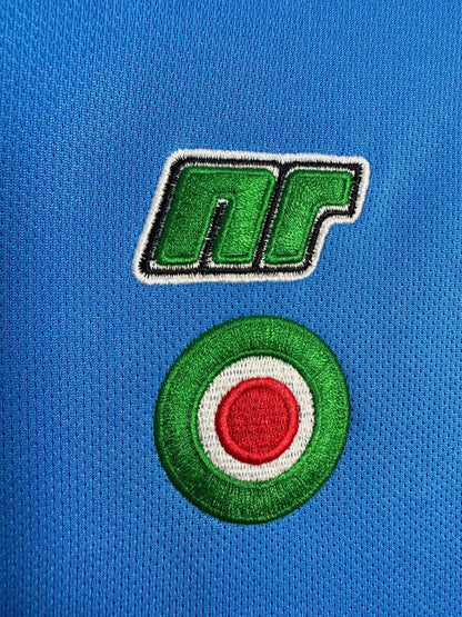 Man's Retro Long Sleeve Napoli Team - 1987/88