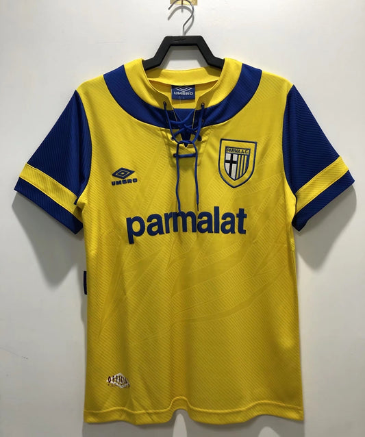 Man's Retro Jersey Parma Calcio Team Yellow - 1993/95