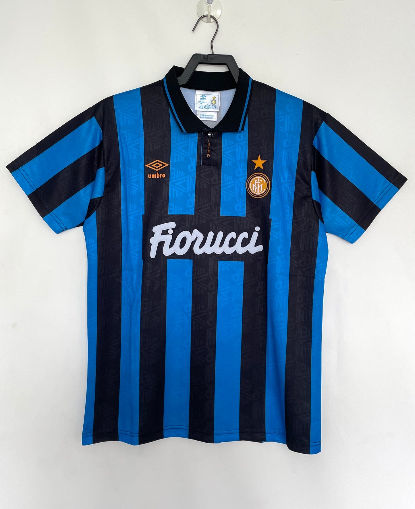 Man's Retro Jersey Internazionale Milano Team Home - 1992/94