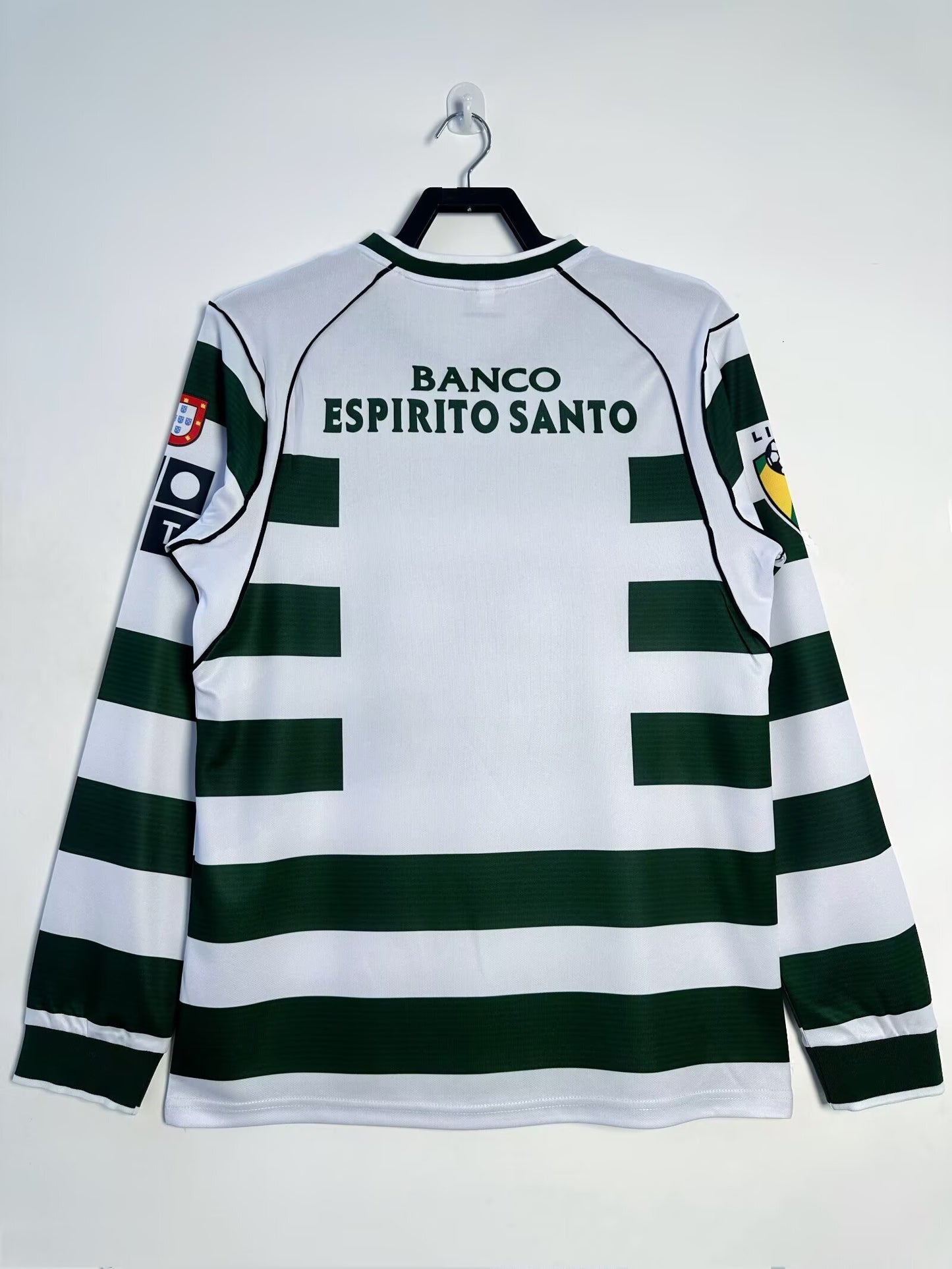 Man's Retro Long Sleeve Lisboa Team Home - 2001/03