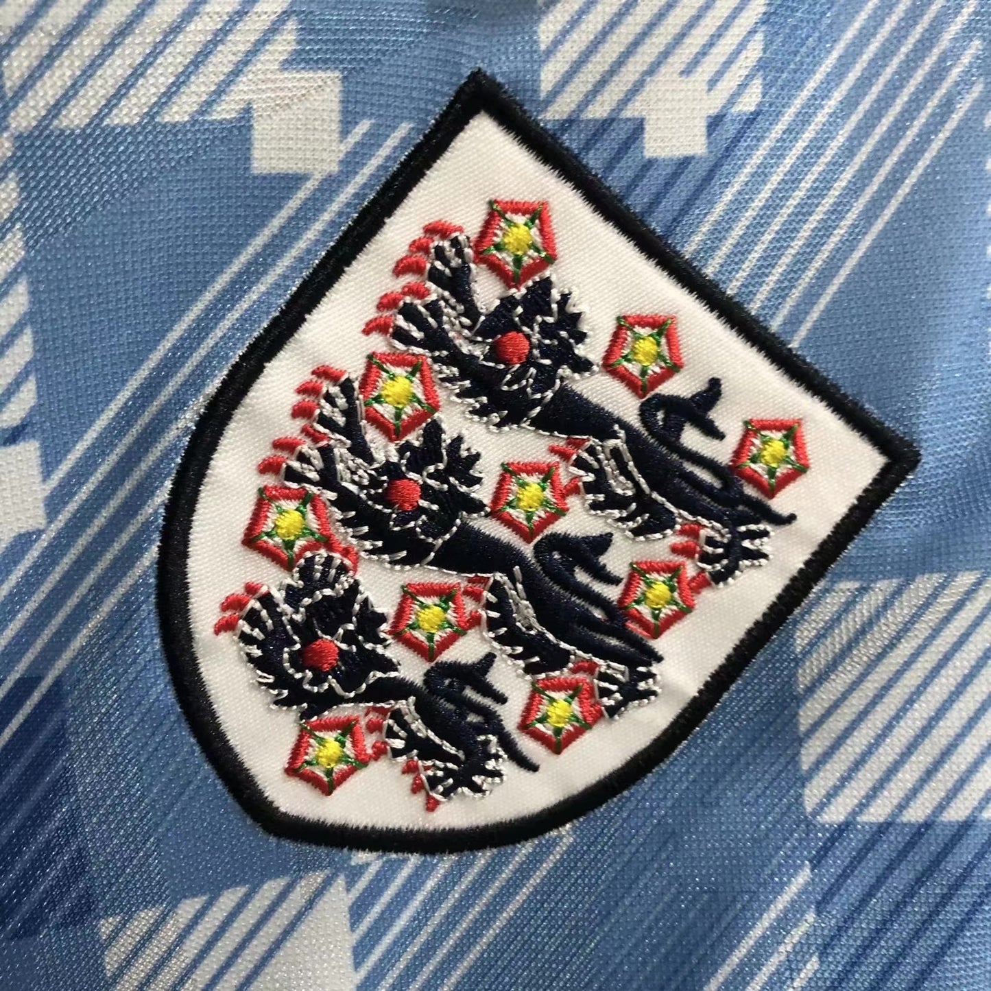 Man's Retro Jersey England National Team Blue - 1990