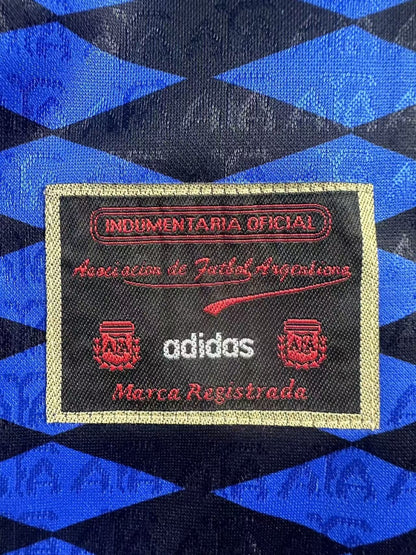 Man's Retro Long Sleeve Argentina National Team Away - 1994
