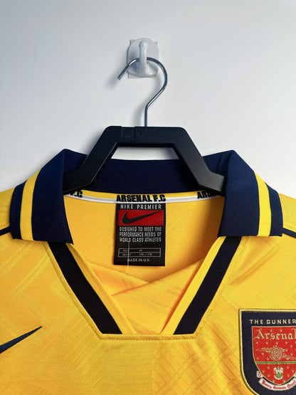 Man's Retro Long Sleeve Arsenal Team Away - 1996/97