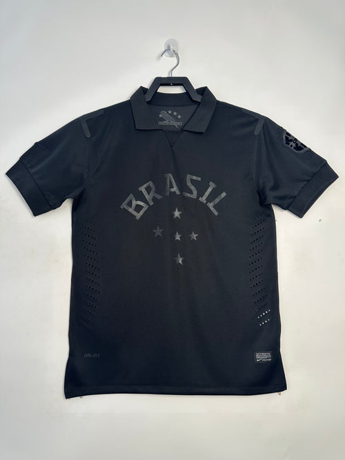Men's Jersey Brazil National Team Retro Black 2013/2014