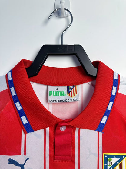 Man's Retro Long Sleeve Atlético de Madrid Team - 1994/95