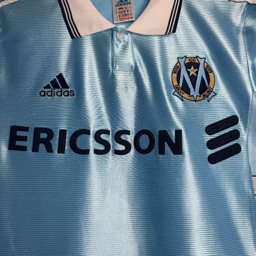 Man's Retro Jersey Marseille Team Away - 1998/1999