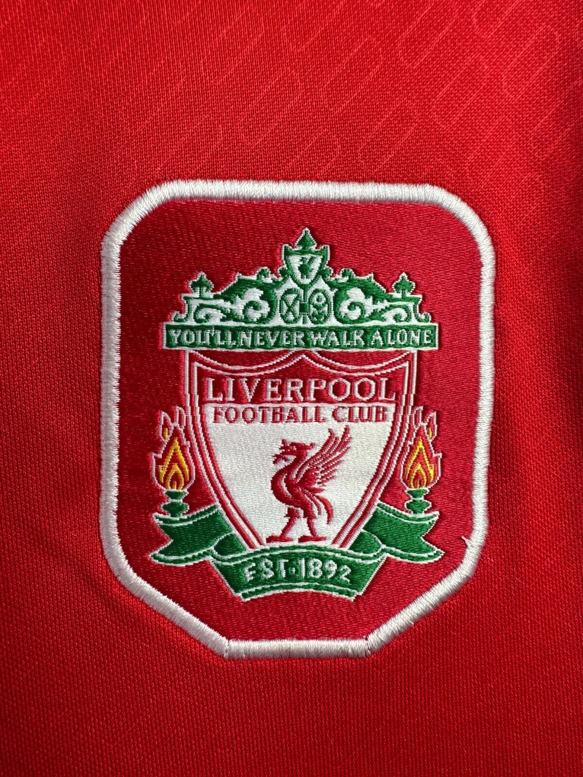 Man's Retro Long Sleeve Liverpool Team Home - 2004/2005