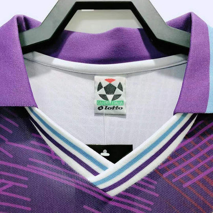 Man's Retro Jersey Fiorentina Team Home - 1992/93