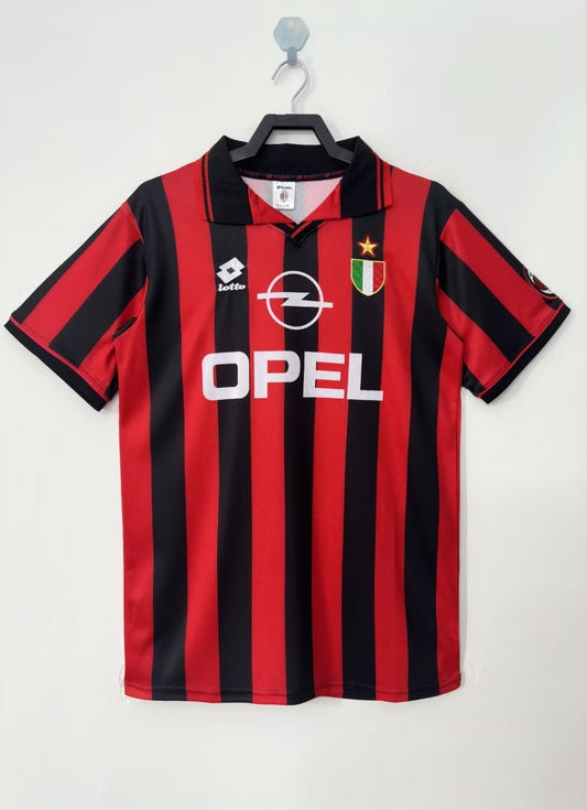 Man's Retro Jersey Milan Team Home- 1996/1997