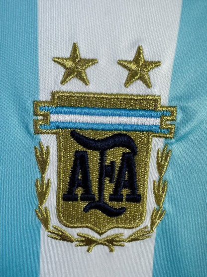 Man's Retro Long Sleeve Argentina National Team Home- 2006/07
