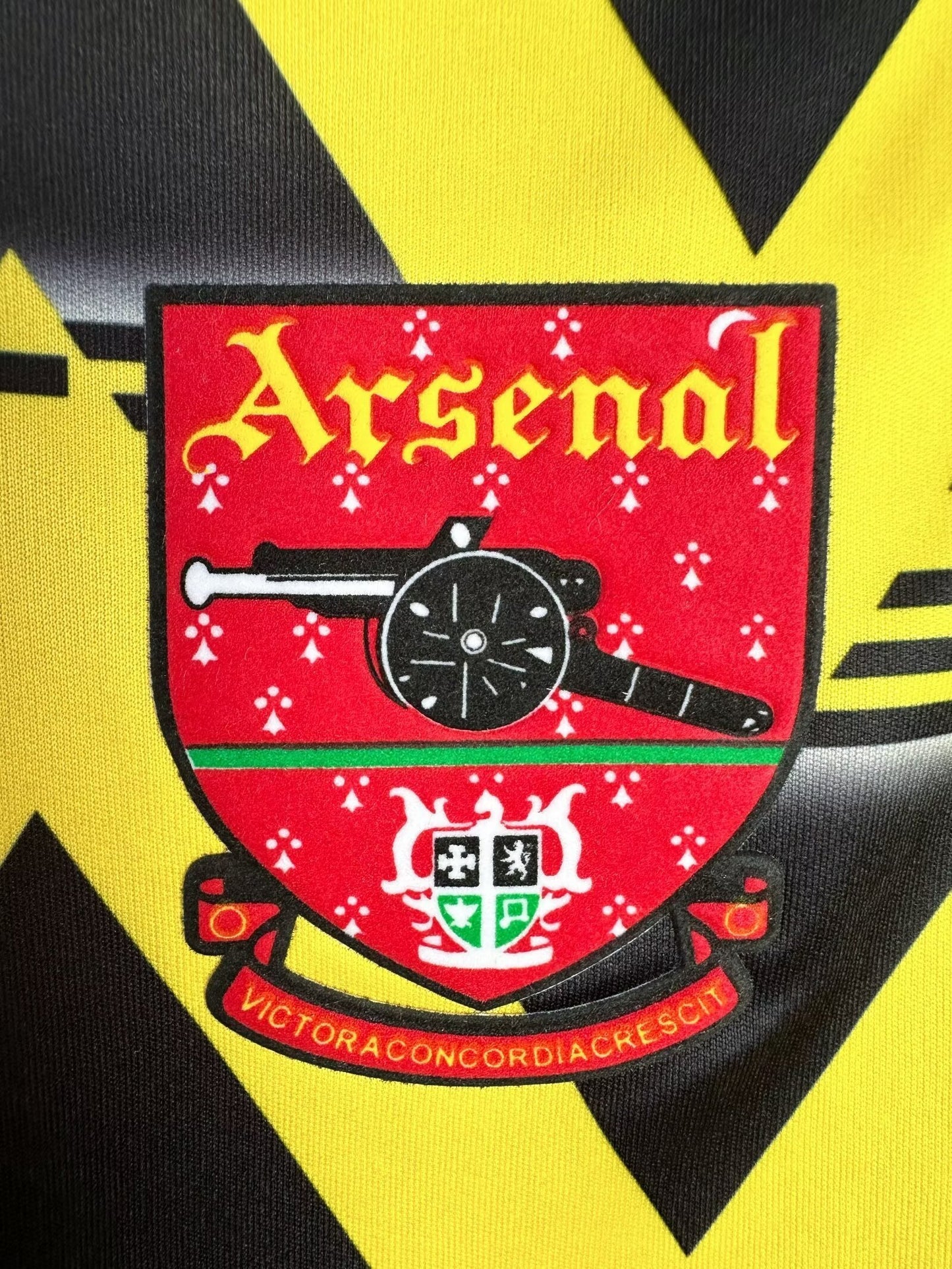 Man's Retro Long Sleeve Arsenal Team Away - 1991/93
