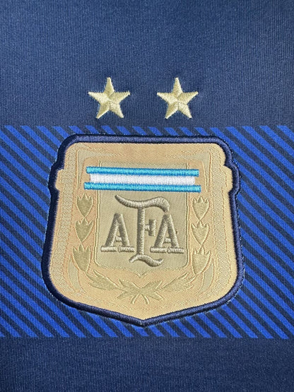 Man's Retro Long Sleeve Argentina National Team Away - 2014