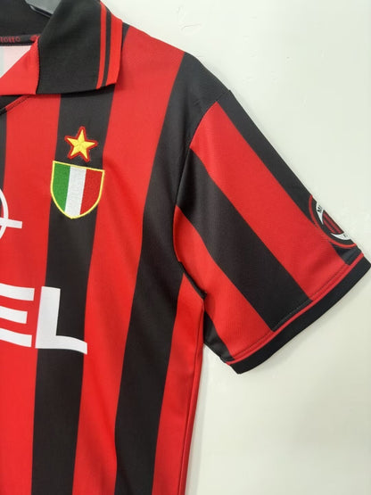 Man's Retro Jersey Milan Team Home- 1996/1997