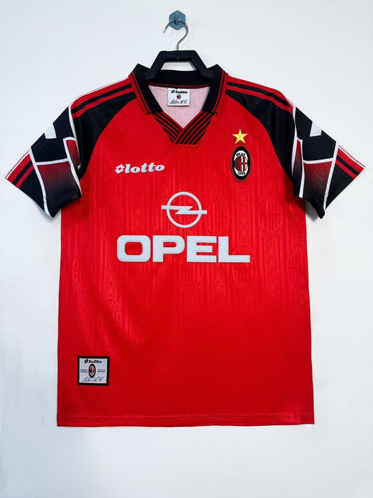 Man's Retro Jersey Milan Team Special Edition Red - 1997/1998