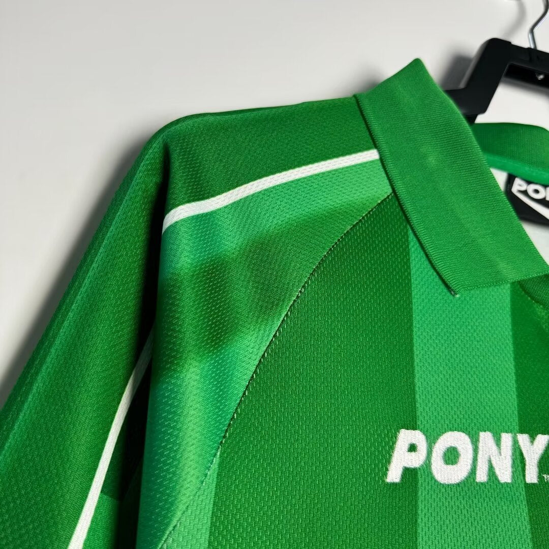 Man's Retro Long Sleeve Tottenham Team Green GK - 1997/1999