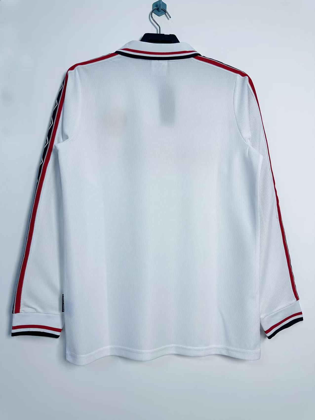 Man's Retro Long Sleeve Manchester United Team Commemorative Edition  - 1998