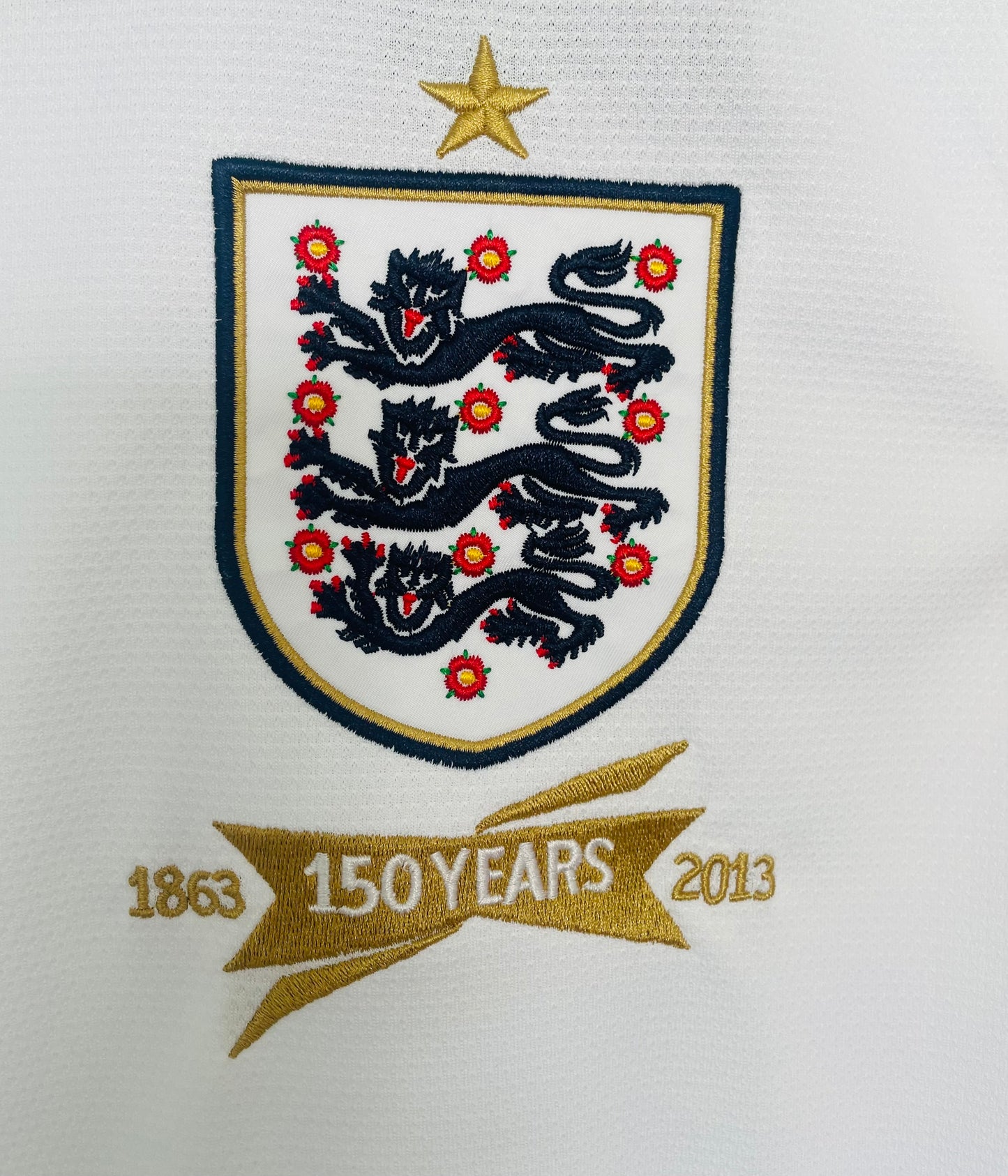 Man's Retro Jersey England National Team Home - 2013