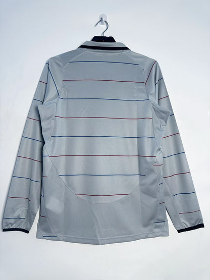 Man's Retro Long Sleeve Barcelona Team Away - 2003/04