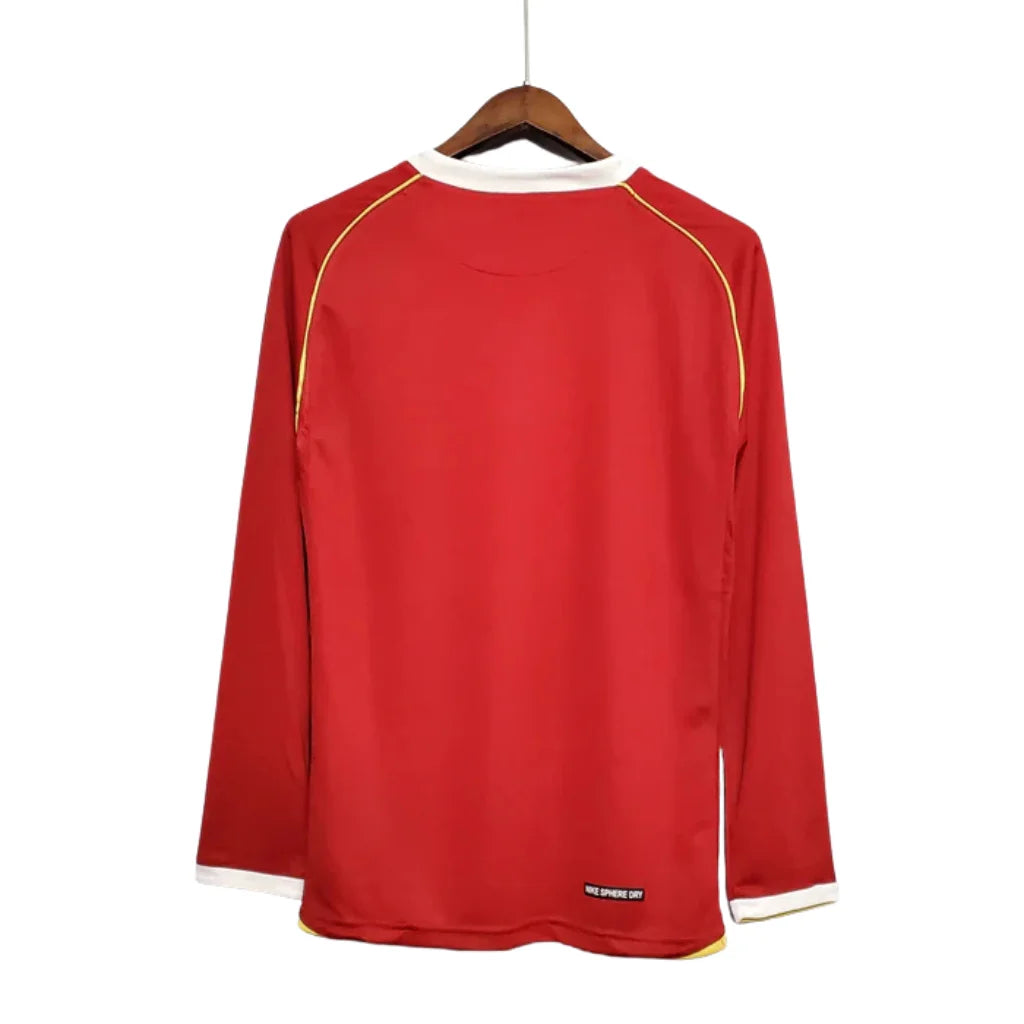 Retro Long Sleeve Manchester United Red - 2006/2007