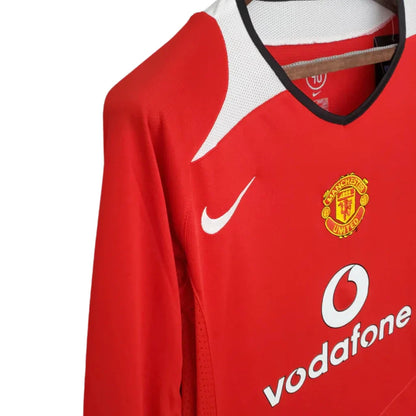 Retro Long Sleeve Manchester United Red - 2004/2006