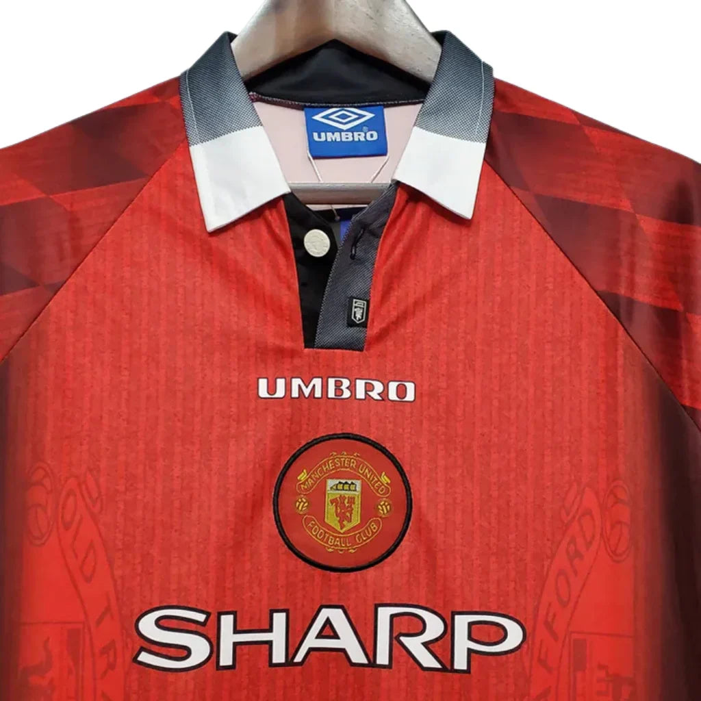 Retro Long Sleeve  Manchester United Red - 1996