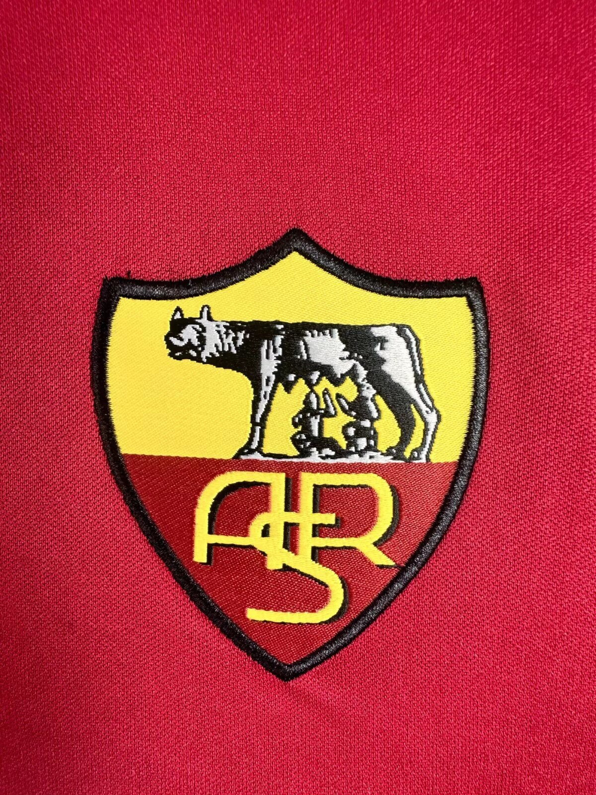 Man's Retro Long Sleeve Roma Team Home - 1998/99