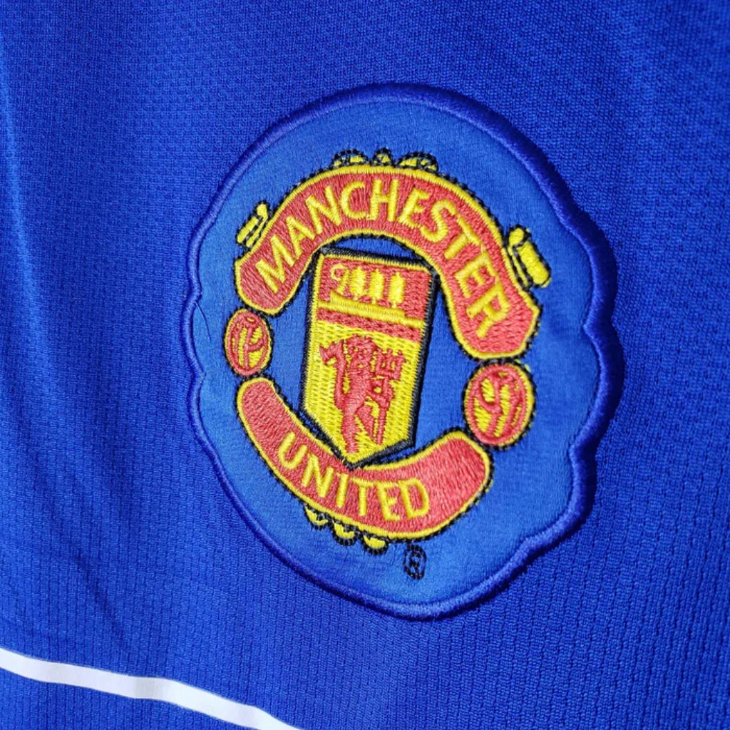 Retro Long Sleeve  Manchester United Blue - 07/08