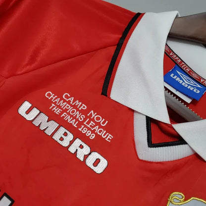 Retro Long Sleeve  Manchester United Red - 1999