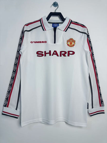 Man's Retro Long Sleeve Manchester United Team Commemorative Edition  - 1998