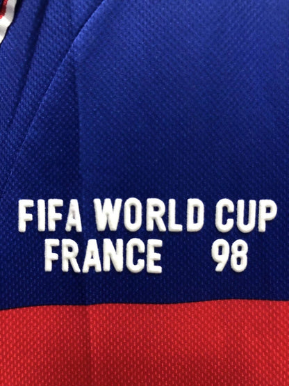 Man's Retro Long Sleeve France National Team Home - 1998