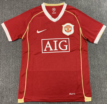 Man's Retro Jersey Manchester United Team Home - 2006/07