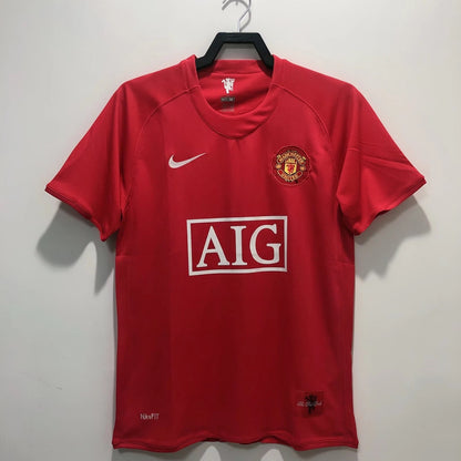 Man's Retro Jersey Manchester United Team Main League Edition - 2007/08