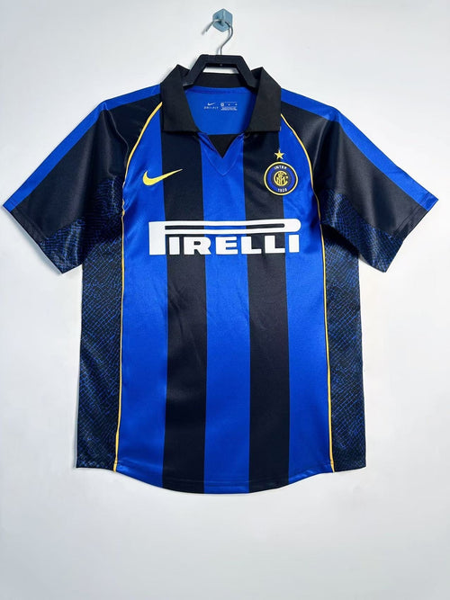 Man's Retro Jersey Internazionale Milano Team Home - 2001/02