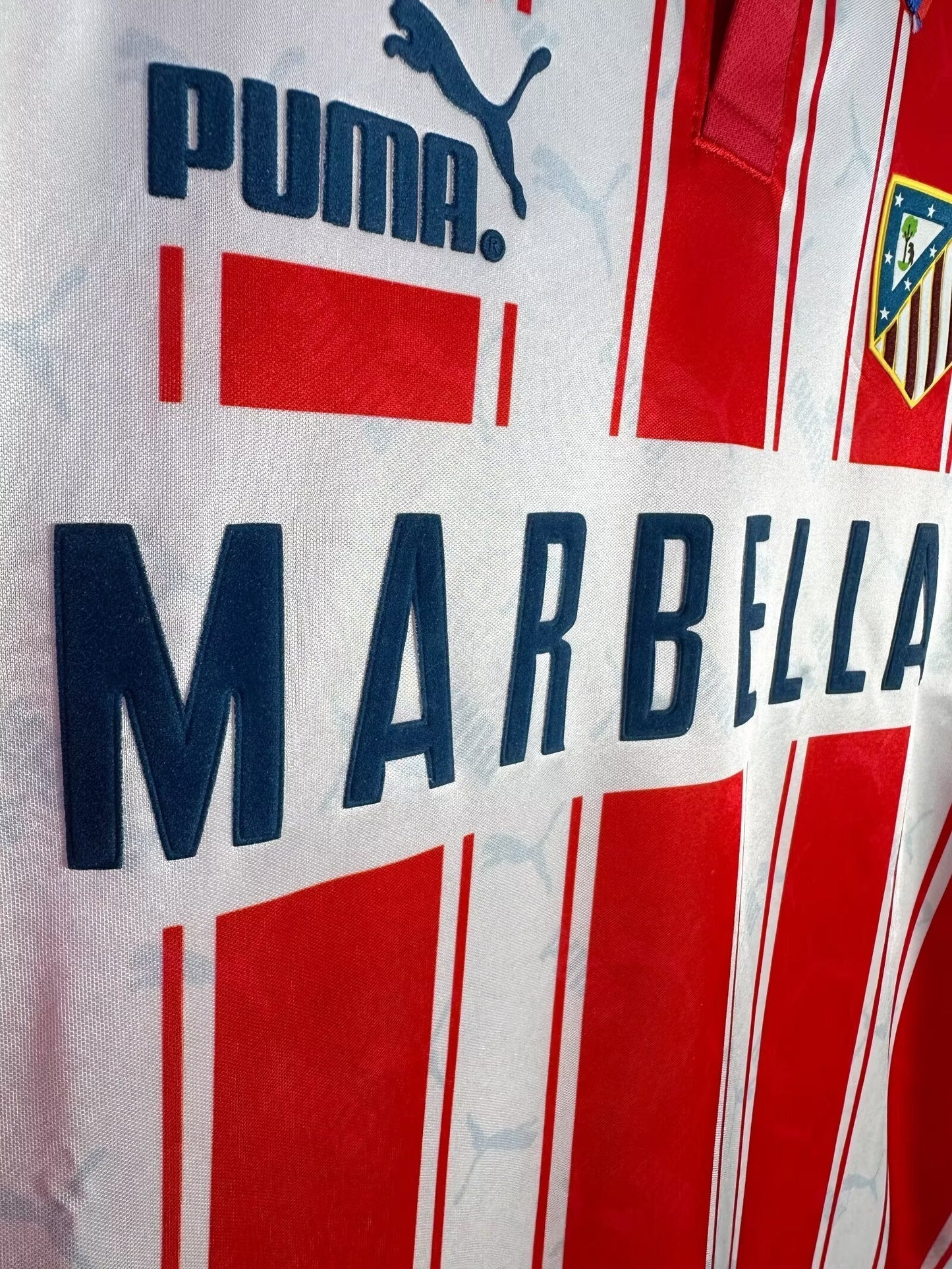 Man's Retro Long Sleeve Atlético de Madrid Team - 1994/95