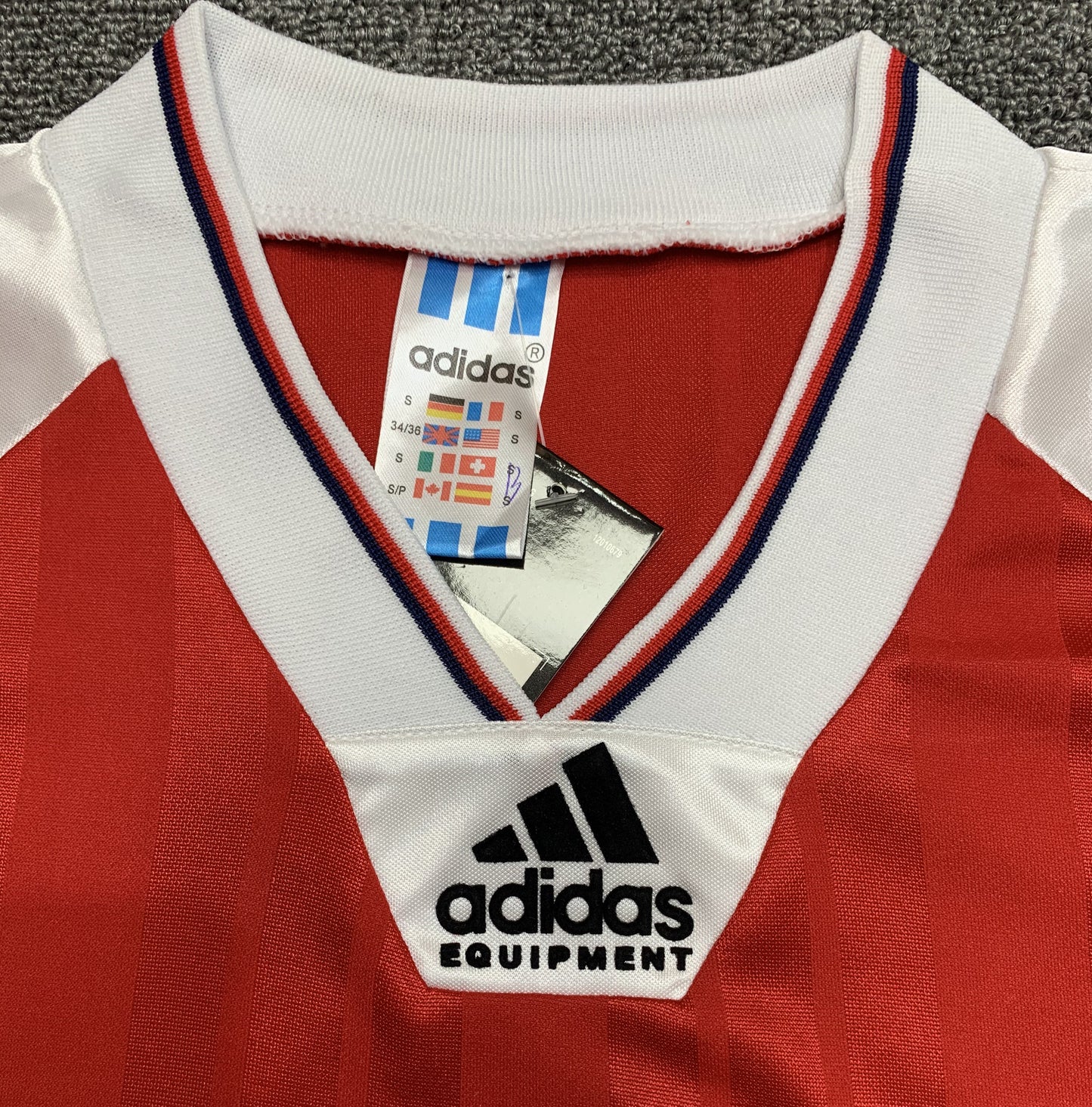 Man's Retro Jersey Arsenal Team Home - 1992/94