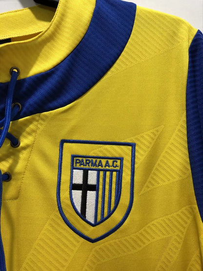Man's Retro Jersey Parma Calcio Team Yellow - 1993/95