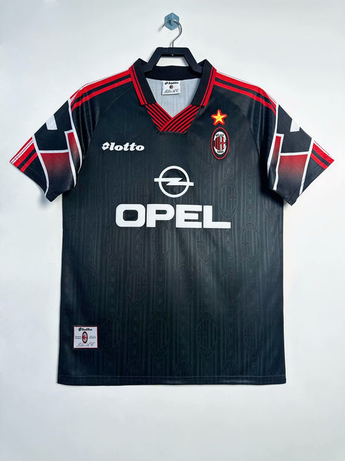 Man's Retro Jersey Milan Team Special Edition Black - 1997/1998