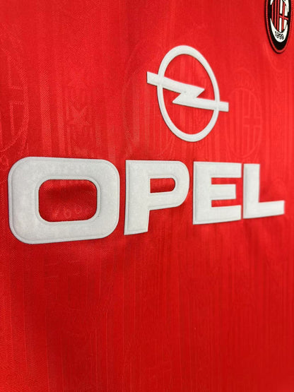 Man's Retro Jersey Milan Team Special Edition Red - 1997/1998