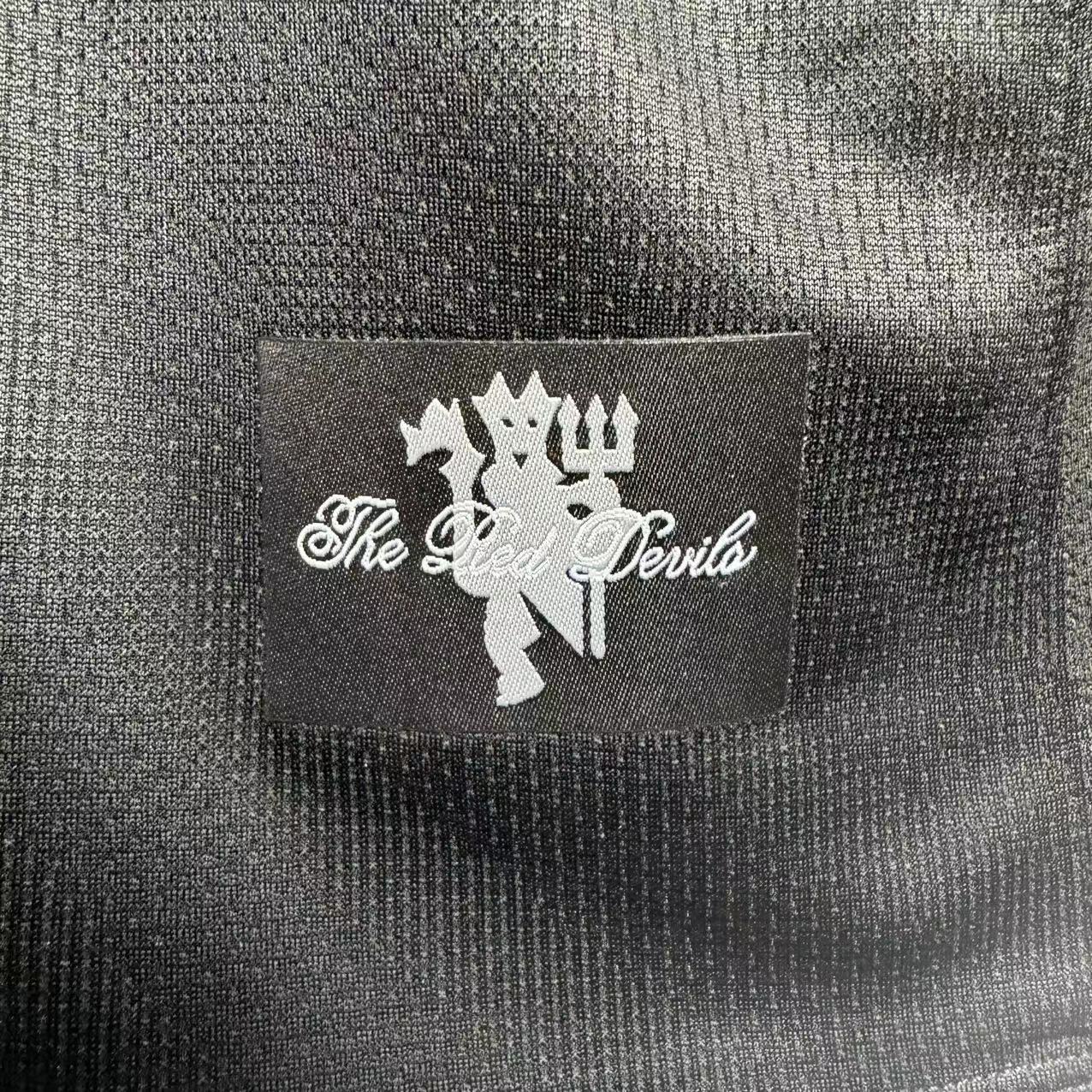 Man's Retro Long Sleeve Manchester United  Team Black - 2007/2008